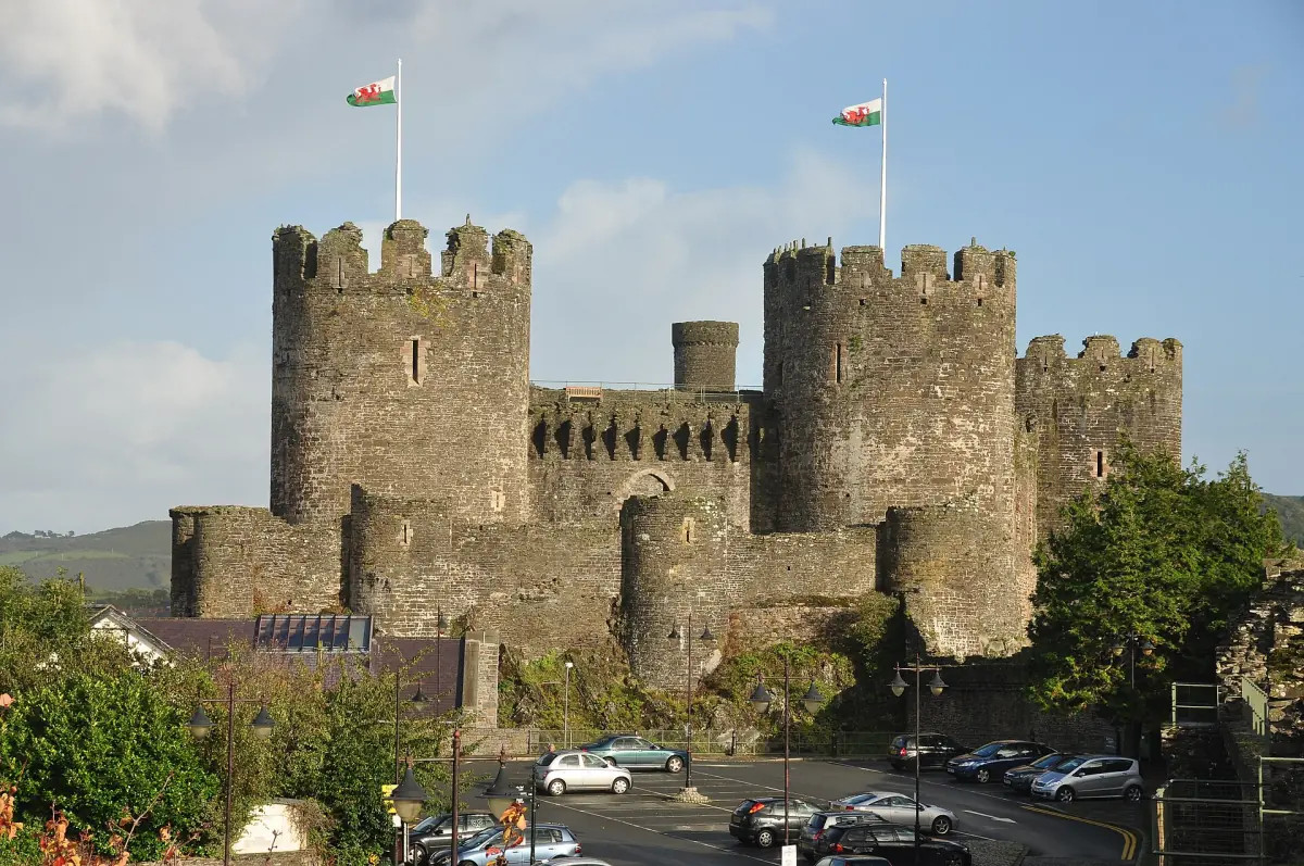 Conwy Castle in North Wales