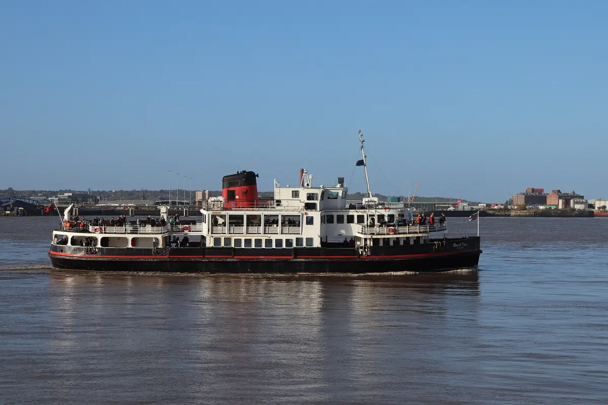 The Mersey ferry Royal Iris on the river